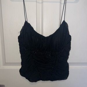 Elegant Black Women's Top